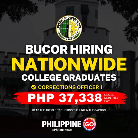Join BuCor and Make a Difference: Recruitment Cycle .